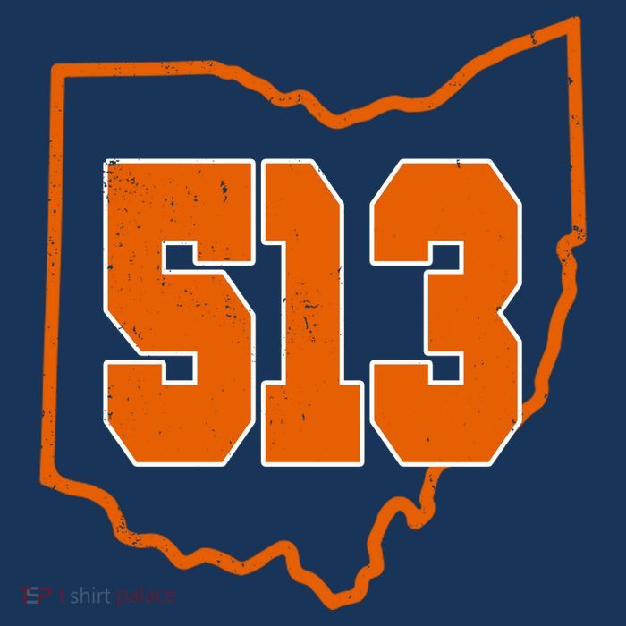 Vintage 513 Cincinnati Ohio Tall T-Shirt