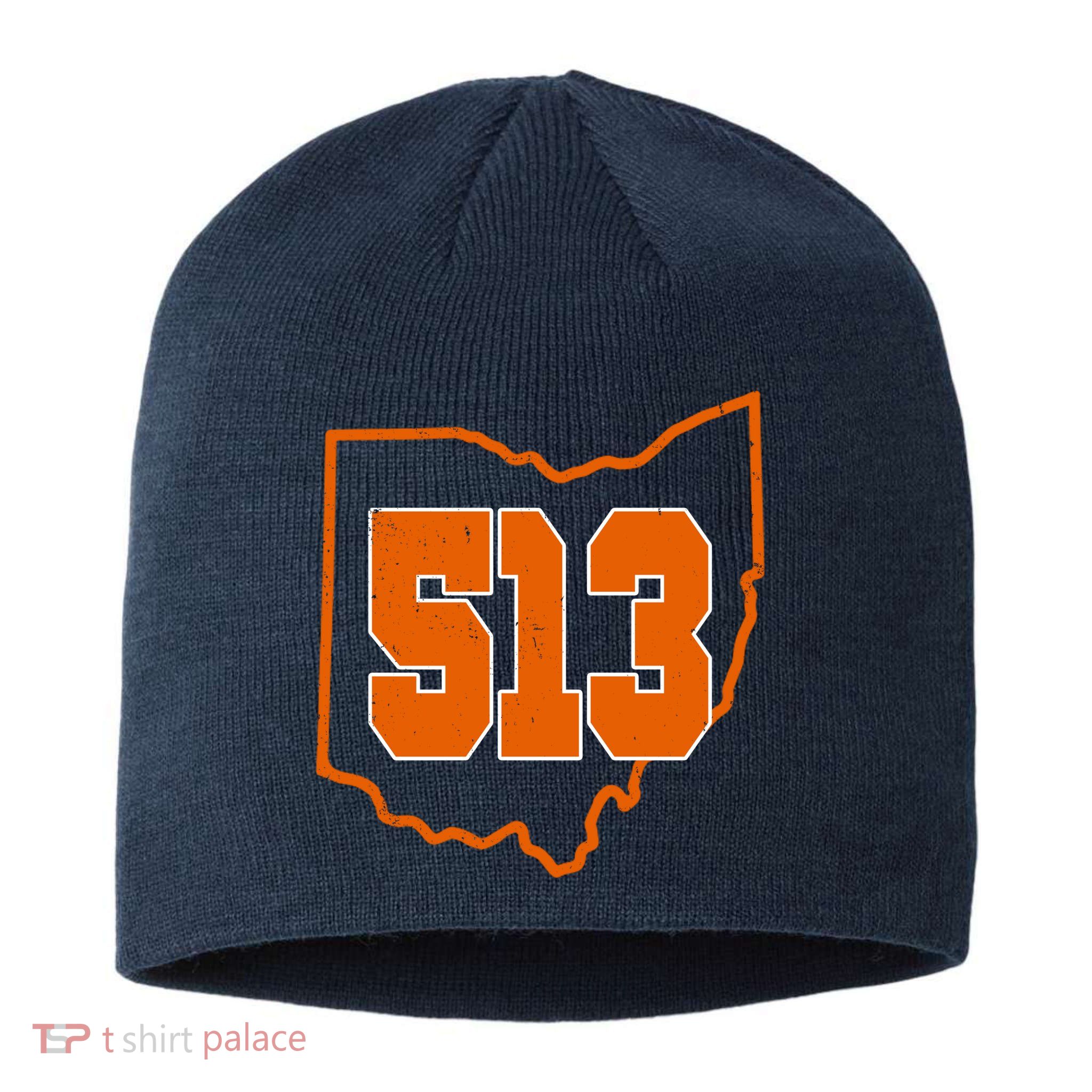Vintage 513 Cincinnati Ohio Sustainable Beanie