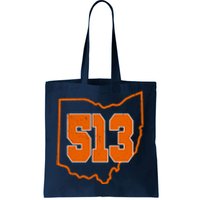 Vintage 513 Cincinnati Ohio Tote Bag