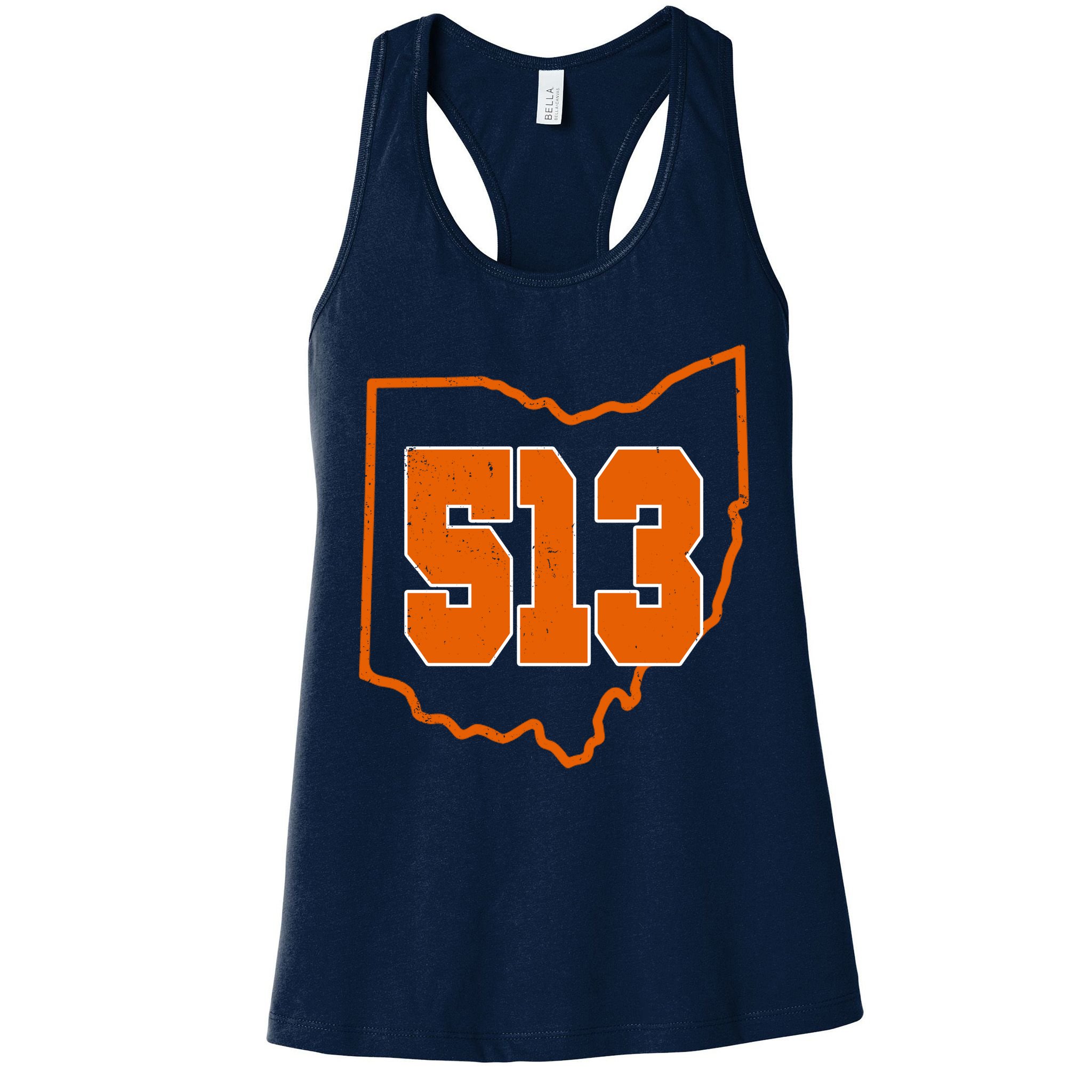 Vintage 513 Cincinnati Ohio Womens Tank Top