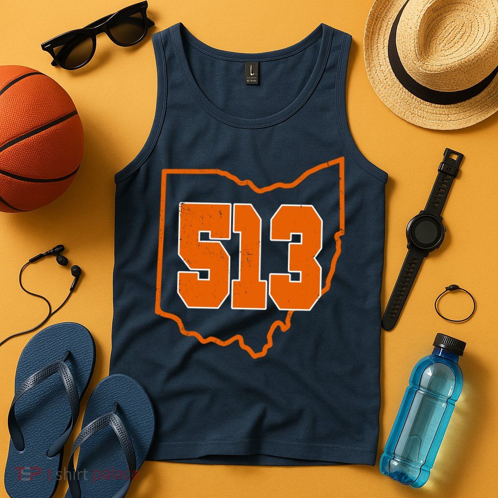 Vintage 513 Cincinnati Ohio Tank Top