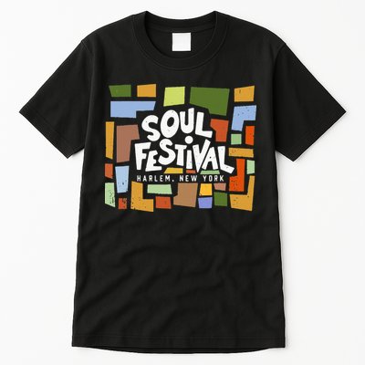 Vintage '60s 70s Summer of Harlem Soul Cultural Festival Tall T-Shirt