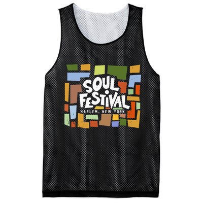 Vintage '60s 70s Summer of Harlem Soul Cultural Festival Mesh Reversible Basketball Jersey Tank