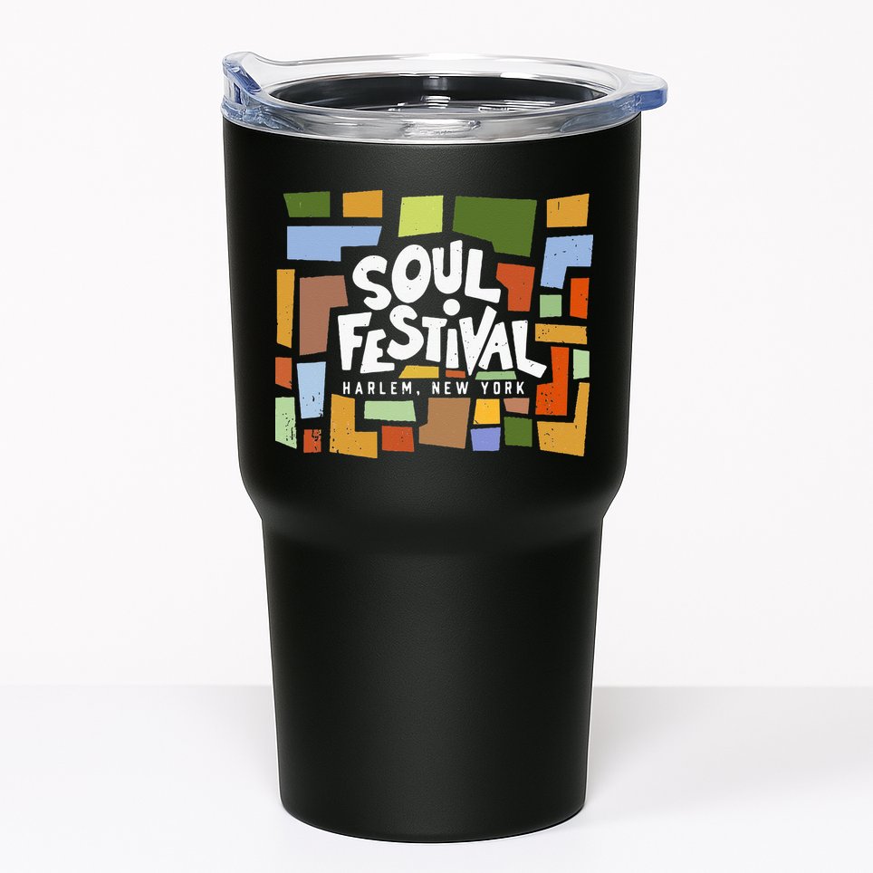 Vintage '60s 70s Summer of Harlem Soul Cultural Festival Tumbler
