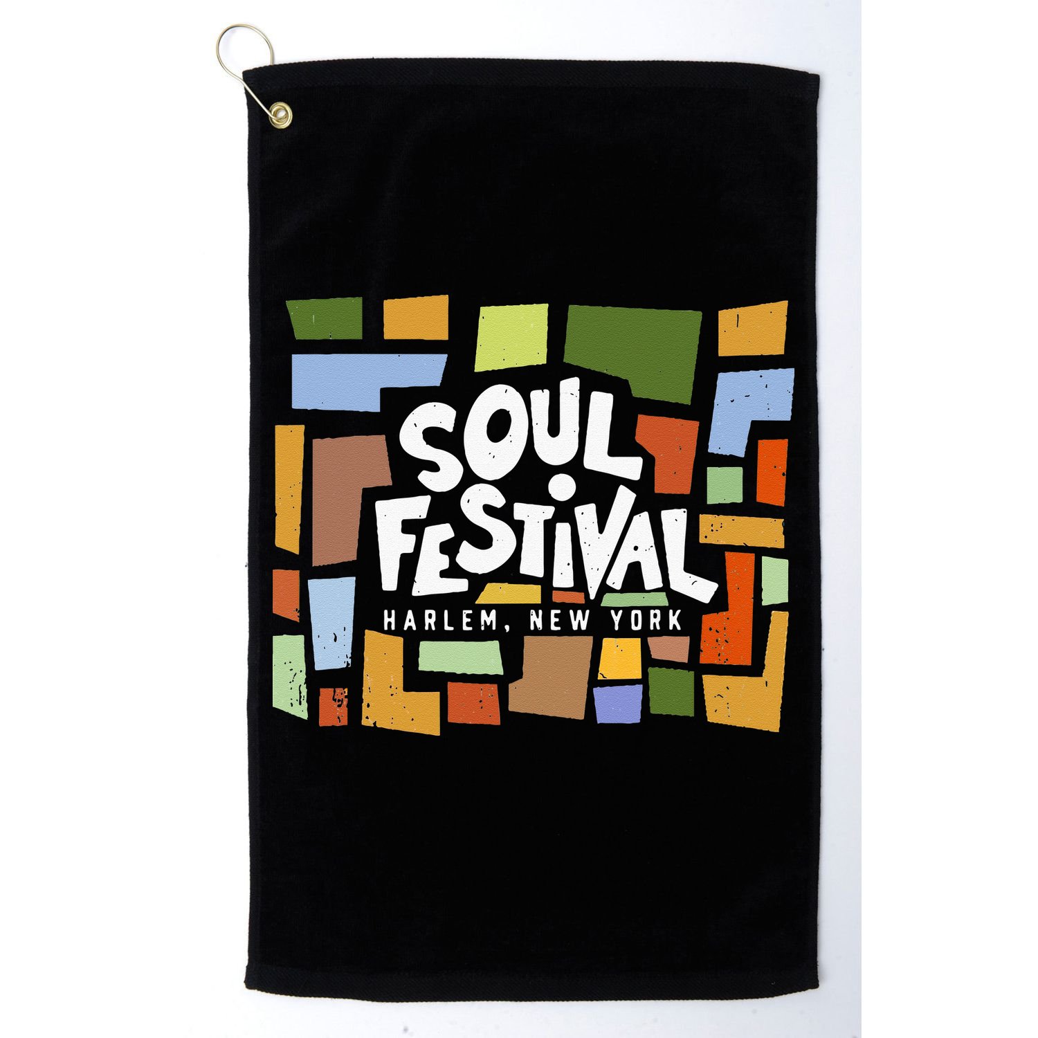 Vintage '60s 70s Summer of Harlem Soul Cultural Festival Golf Towel