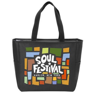Vintage '60s 70s Summer of Harlem Soul Cultural Festival Zip Tote Bag