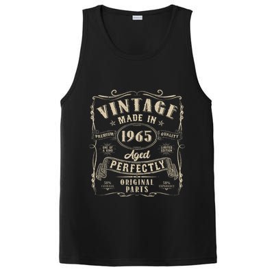 Vintage 60th Birthday Decorations Funny 1965 60 Birthday Gift PosiCharge Competitor Tank