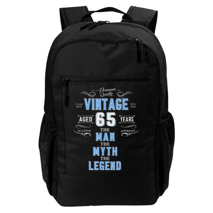  Vintage 65th birthday tshirt for him aged 65 years old tee Daily Commute Backpack