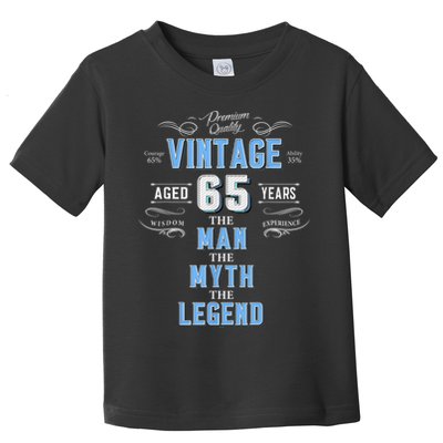  Vintage 65th birthday tshirt for him aged 65 years old tee Toddler T-Shirt