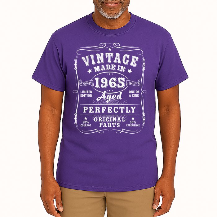 Vintage 60 Birthday Decorations 60yr 1965 60th Birthday Tall T-Shirt