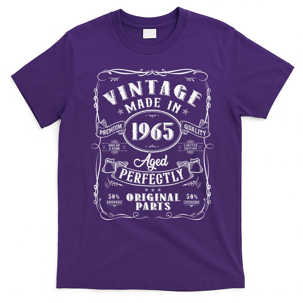 Vintage 60th Birthday Decorations 1965 60 Birthday T-Shirt