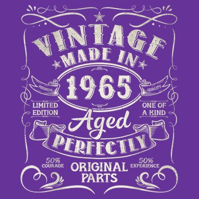 Vintage 60th Birthday Decorations 1965 60 Birthday T-Shirt