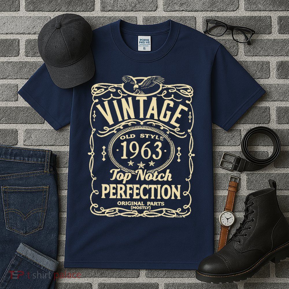 Vintage 60th Birthday top notch 1963 Tall T-Shirt