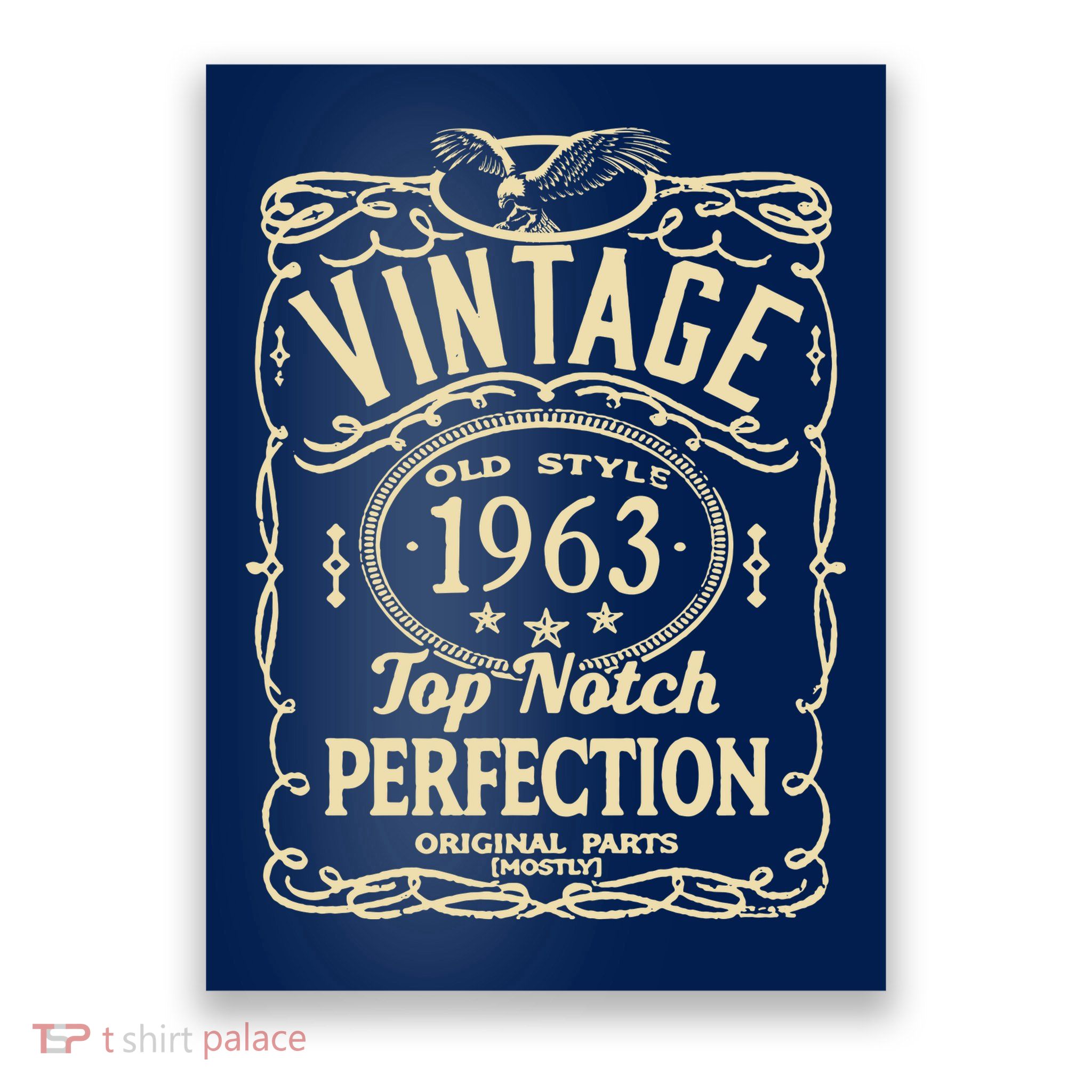 Vintage 60th Birthday top notch 1963 Poster