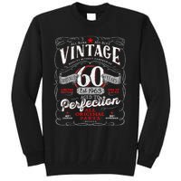 Vintage 60th Birthday 1963 Aged to Perfection Born in 60s Tall Sweatshirt