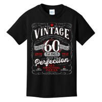 Vintage 60th Birthday 1963 Aged to Perfection Born in 60s Kids T-Shirt