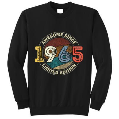 Vintage 60 Birthday Decorations 60yr 1965 60th Birthday Sweatshirt
