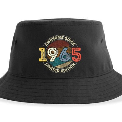 Vintage 60 Birthday Decorations 60yr 1965 60th Birthday Sustainable Bucket Hat