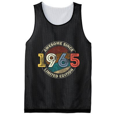 Vintage 60 Birthday Decorations 60yr 1965 60th Birthday Mesh Reversible Basketball Jersey Tank