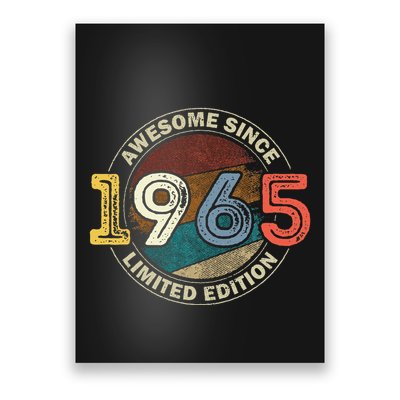 Vintage 60 Birthday Decorations 60yr 1965 60th Birthday Poster