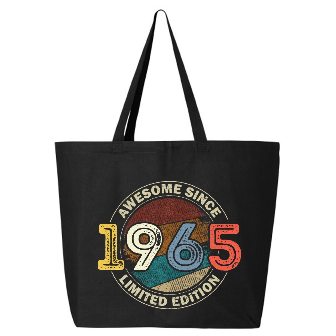 Vintage 60 Birthday Decorations 60yr 1965 60th Birthday 25L Jumbo Tote