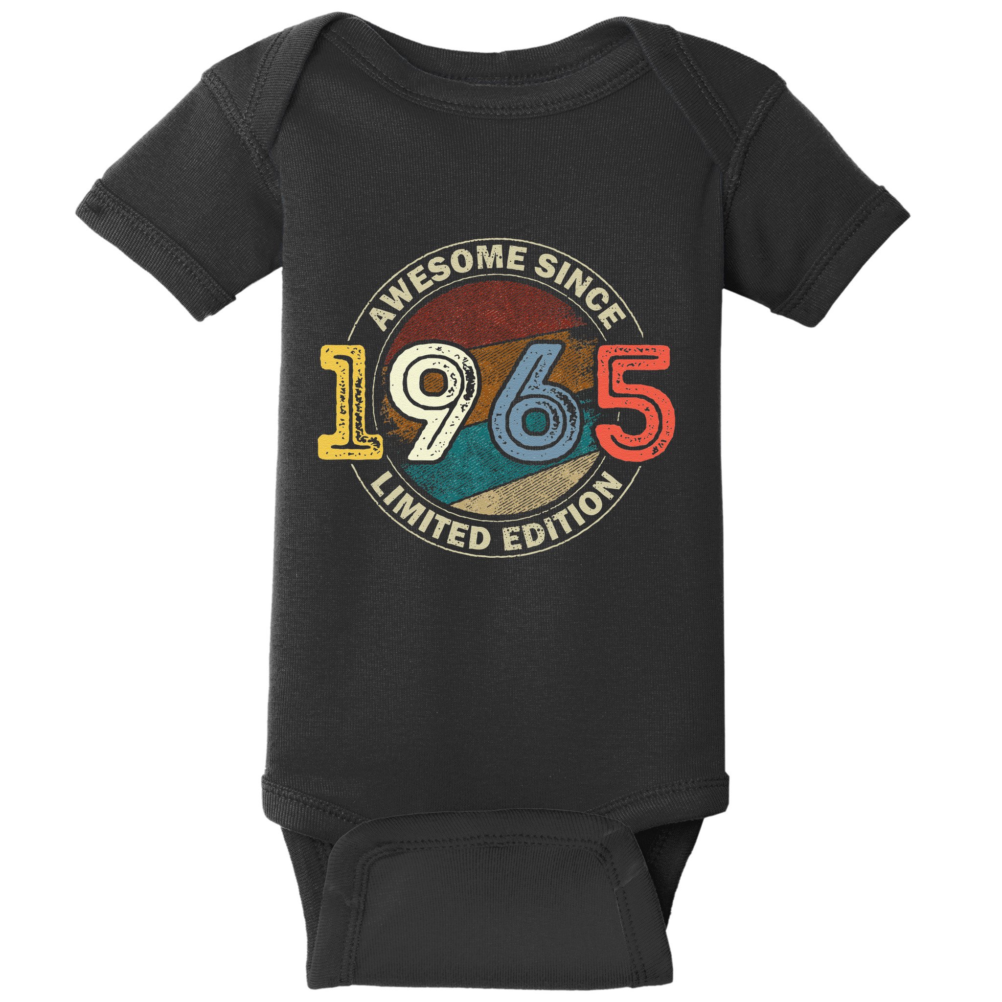 Vintage 60 Birthday Decorations 60yr 1965 60th Birthday Baby Bodysuit