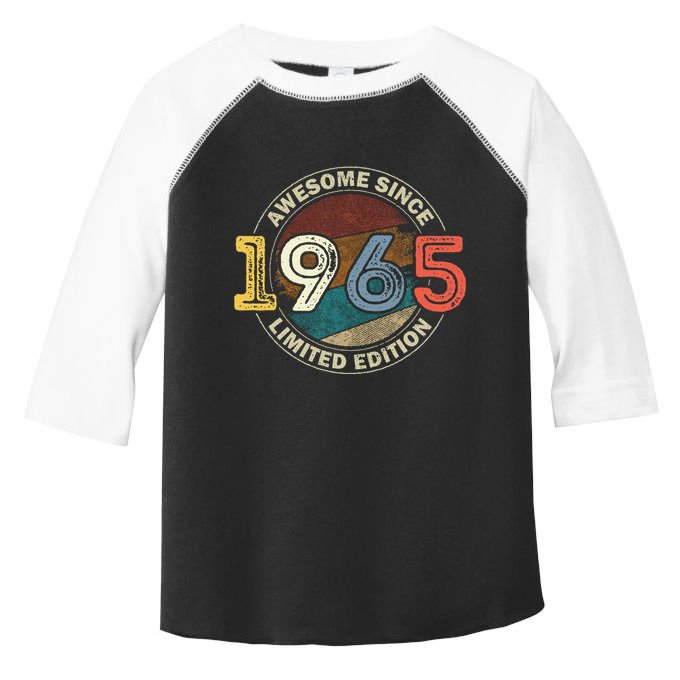 Vintage 60 Birthday Decorations 60yr 1965 60th Birthday Toddler Fine Jersey T-Shirt