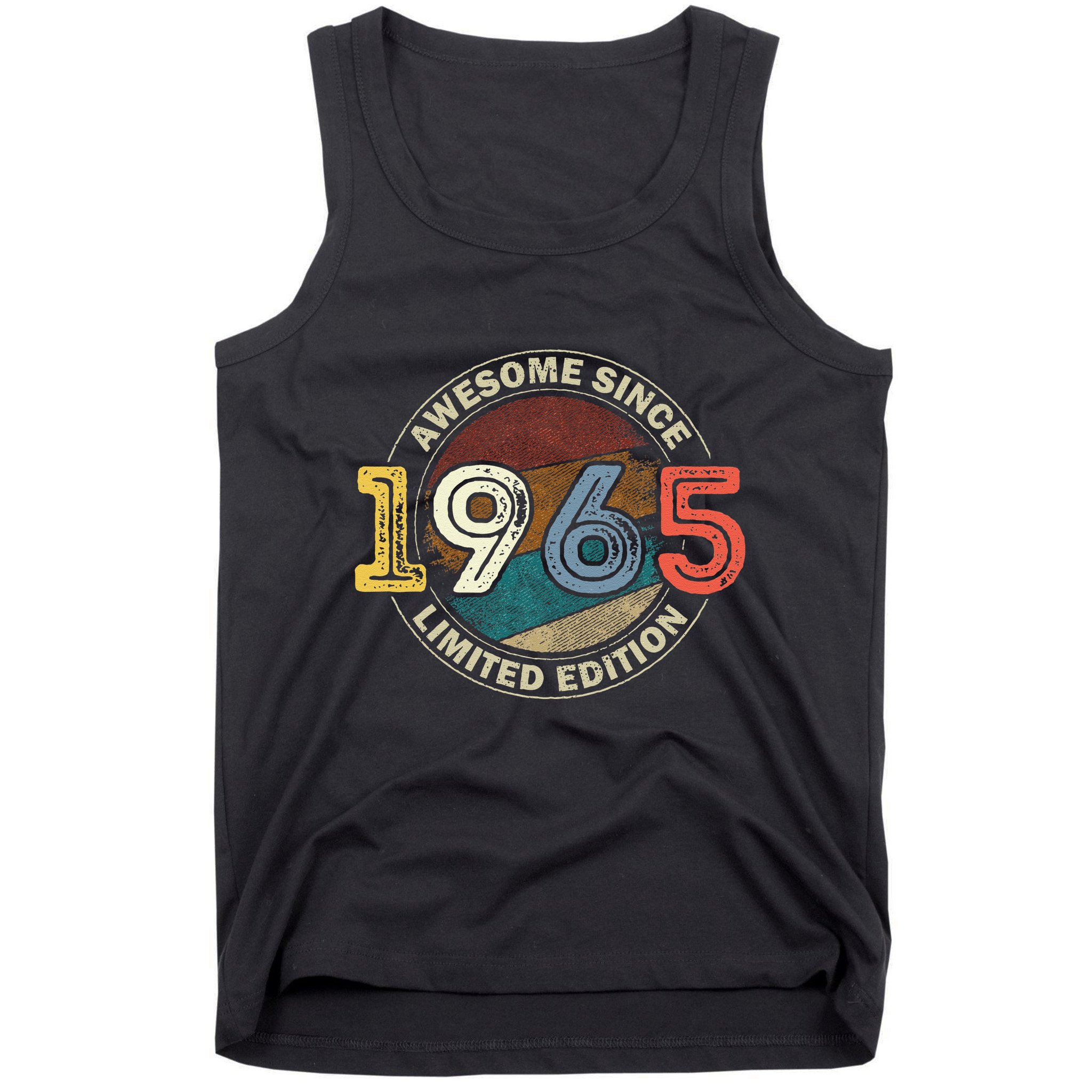 Vintage 60 Birthday Decorations 60yr 1965 60th Birthday Tank Top