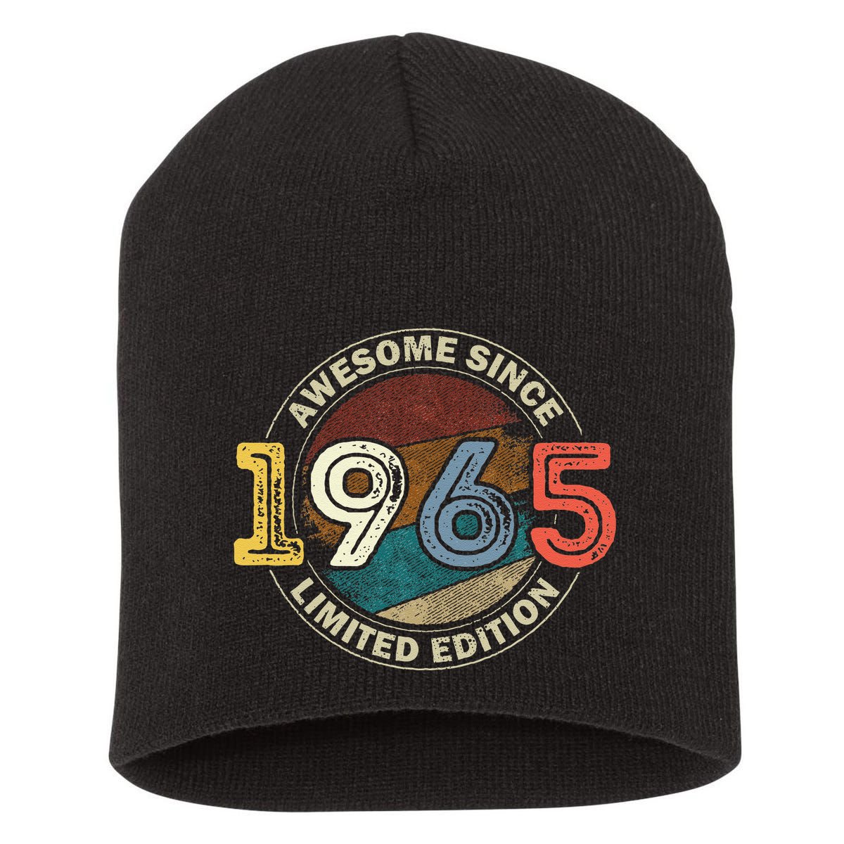 Vintage 60 Birthday Decorations 60yr 1965 60th Birthday Short Acrylic Beanie