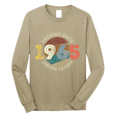 Vintage 60 Birthday Decorations 60yr 1965 60th Birthday Long Sleeve Shirt