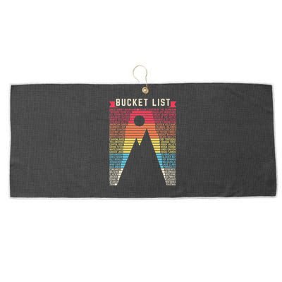 Vintage 62 US National Parks Scratch off Bucket list Travel Large Microfiber Waffle Golf Towel