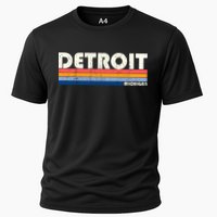 Vintage 70s 80s Style Detroit Mi Great Gift Performance Shirt