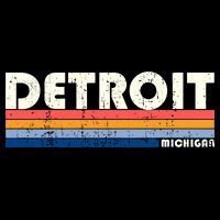 Vintage 70s 80s Style Detroit Mi Great Gift Performance Shirt