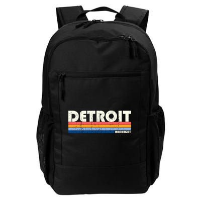 Vintage 70s 80s Style Detroit Mi Great Gift Backpack