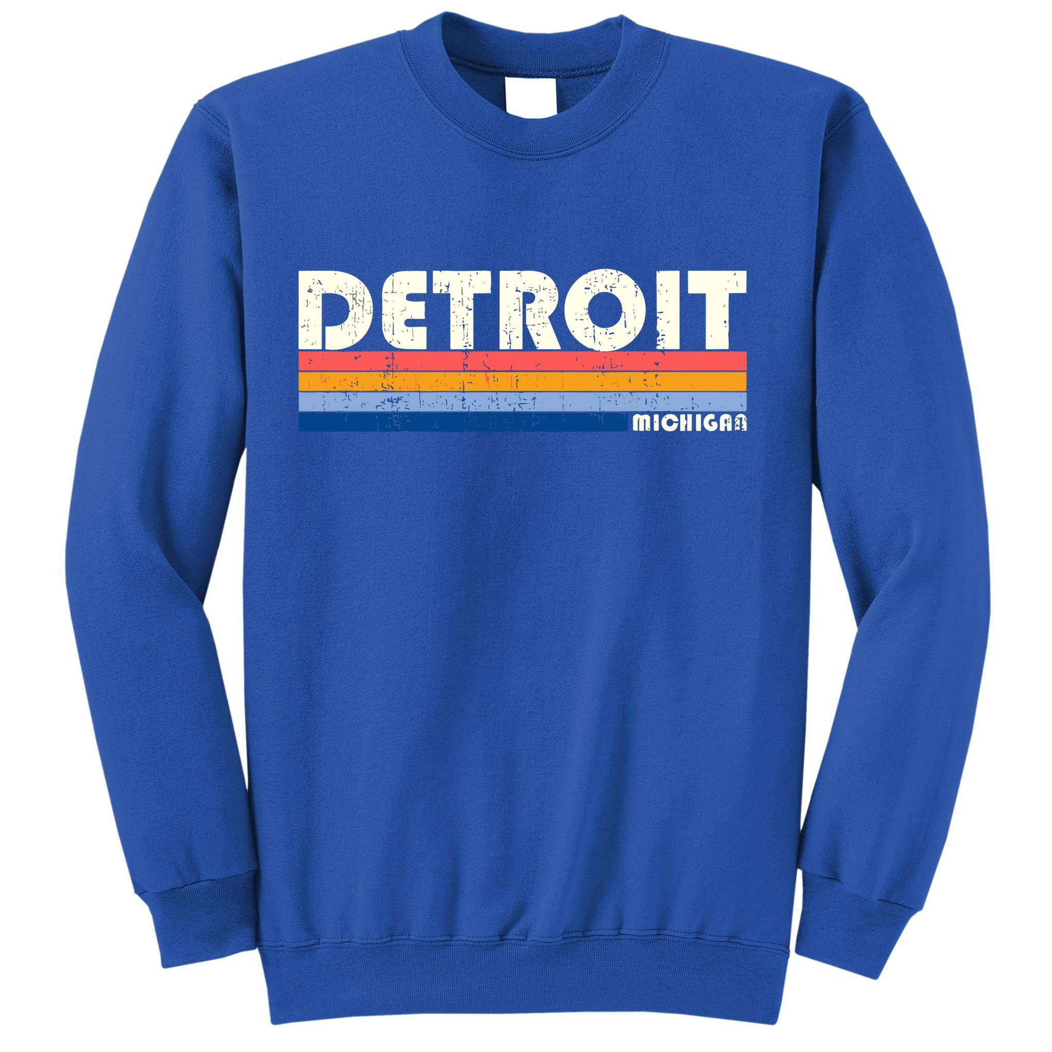 Vintage 70s 80s Style Detroit Mi Great Gift Sweatshirt