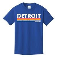 Vintage 70s 80s Style Detroit Mi Great Gift Kids T-Shirt