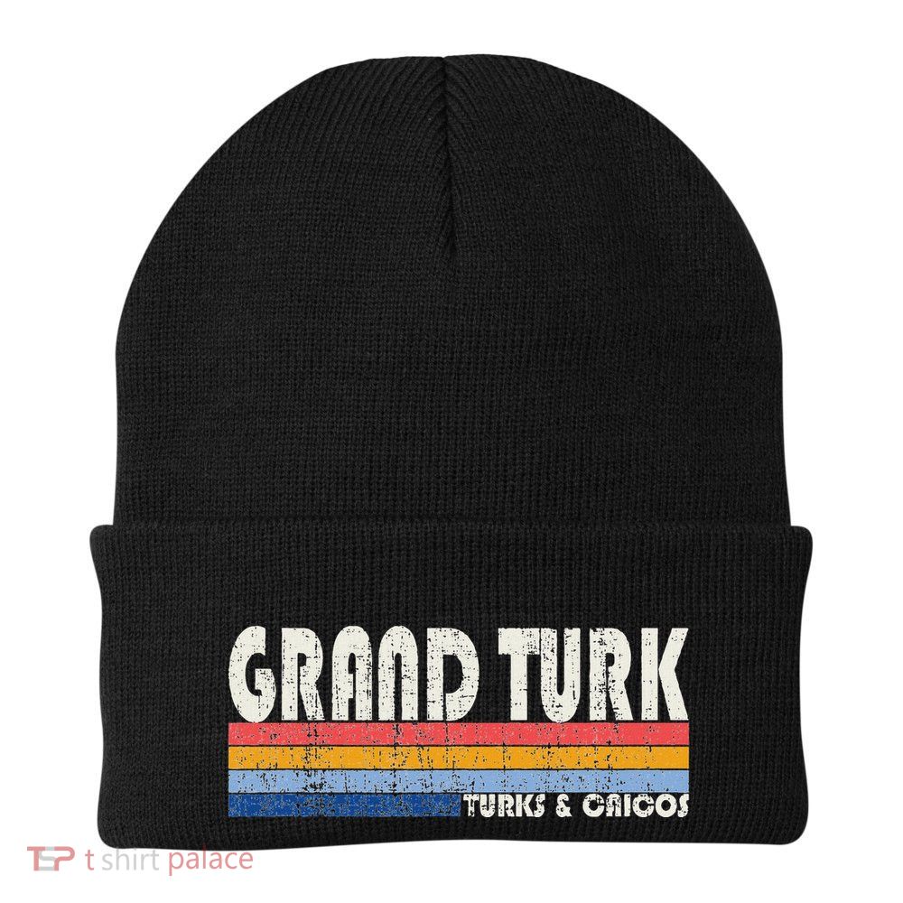 Vintage 70s 80s Style Grand Turk Turks And Caicos Isl Beanie