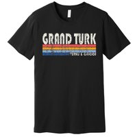 Vintage 70s 80s Style Grand Turk Turks And Caicos Isl Premium T-Shirt