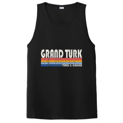 Vintage 70s 80s Style Grand Turk Turks And Caicos Isl PosiCharge Competitor Tank
