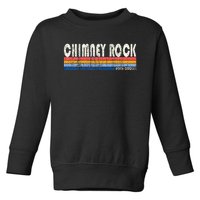 Vintage 70s 80s Style Chimney Rock Nc Toddler Sweatshirt