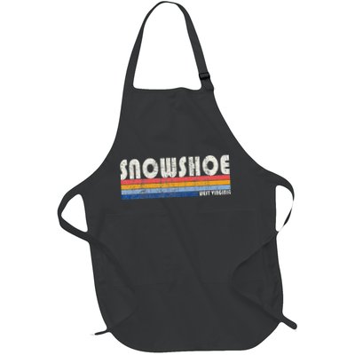 Vintage 70s 80s Style Snowshoe Wv Apron