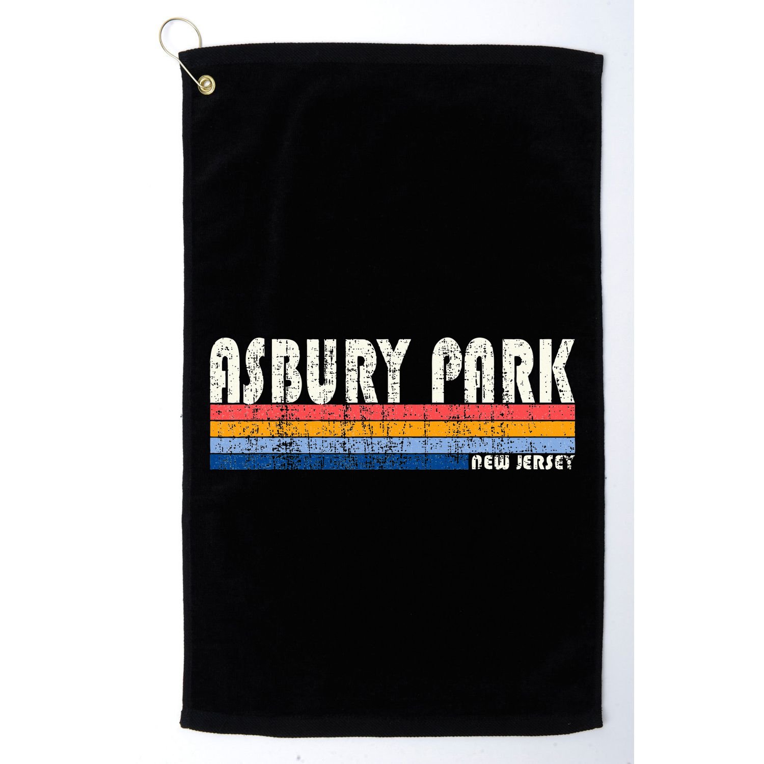 Vintage 70s 80s Style Asbury Park Nj Golf Towel