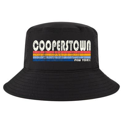 Vintage 70s 80s Style Cooperstown Cool Comfort Performance Bucket Hat