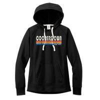 Vintage 70s 80s Style Cooperstown Women's Fleece Hoodie