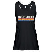 Vintage 70s 80s Style Cooperstown Ladies Essential Flowy Tank