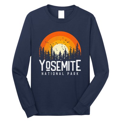 Vintage 70s 80s Yosemite US National Park Retro Style Long Sleeve Shirt