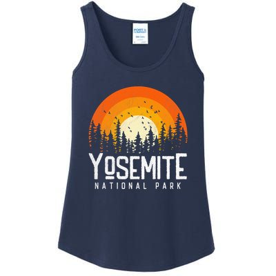 Vintage 70s 80s Yosemite US National Park Retro Style Ladies Essential Tank