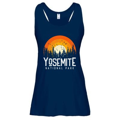 Vintage 70s 80s Yosemite US National Park Retro Style Ladies Essential Flowy Tank