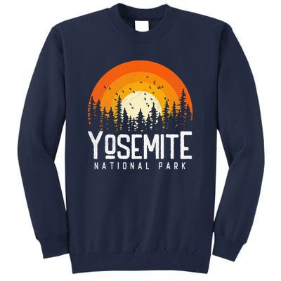 Vintage 70s 80s Yosemite US National Park Retro Style Tall Sweatshirt