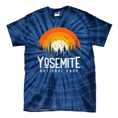 Vintage 70s 80s Yosemite US National Park Retro Style Tie-Dye T-Shirt